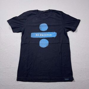 Ed Sheeran Shirt Men's Size‎ Medium Divide Tour Concert Black Short Sleeve